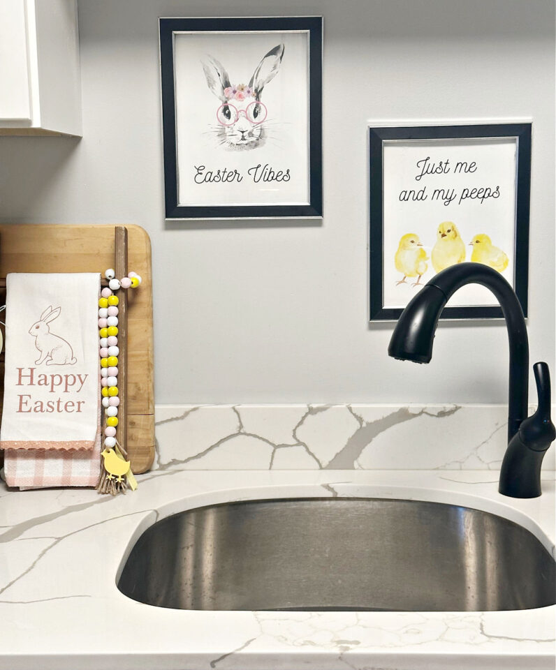 Create Instant Spring Wall Art With Cute Easter Bunny Printables