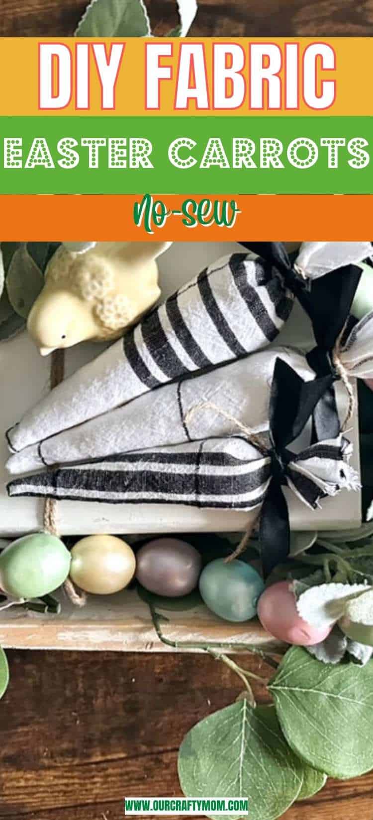 diy fabric carrots pin collage