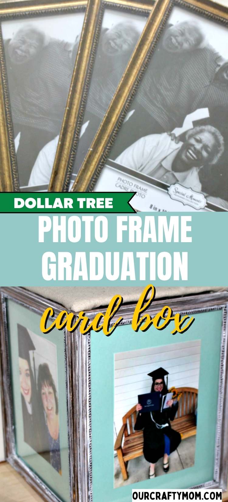 before and after graduation card box