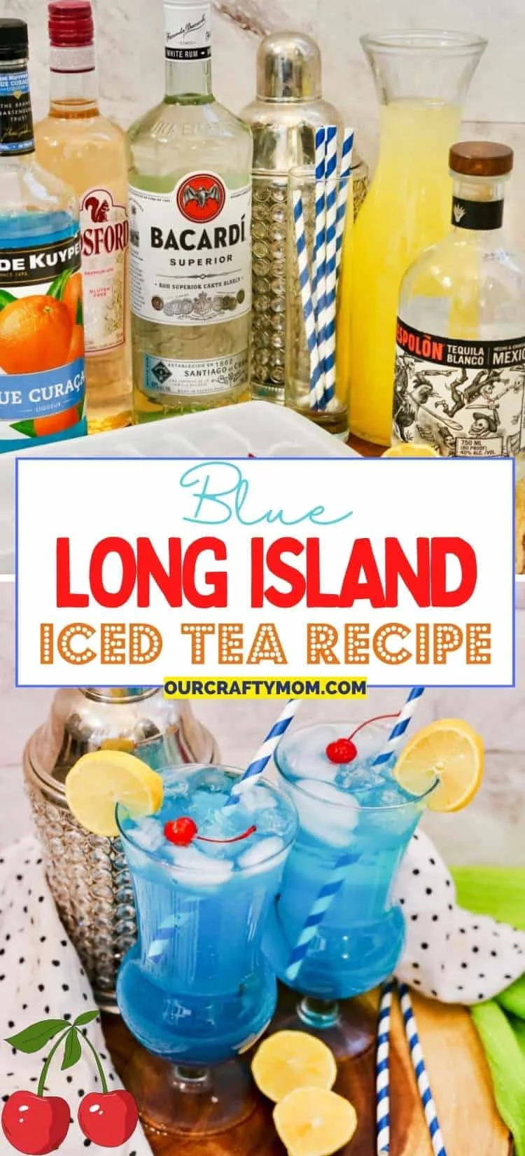 long island iced tea pin collage
