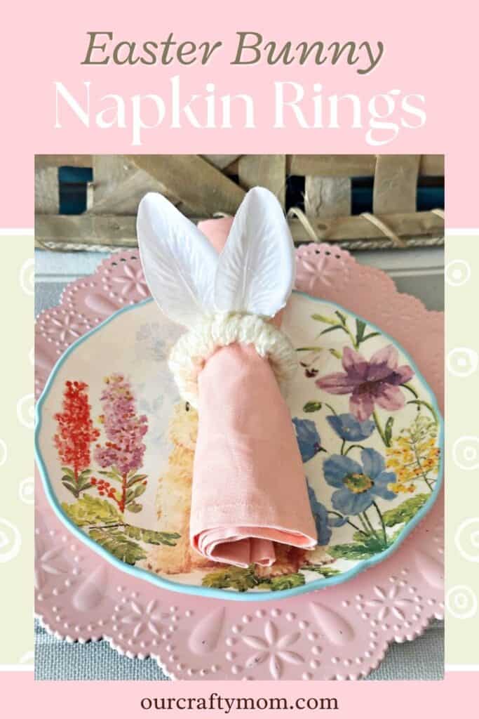 Make Adorable Easter Napkin Rings With Dollar Tree Supplies