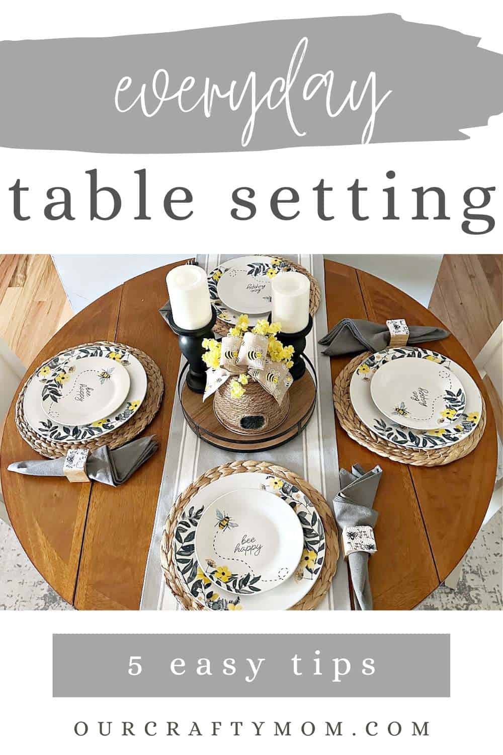 everyday table setting pin 
