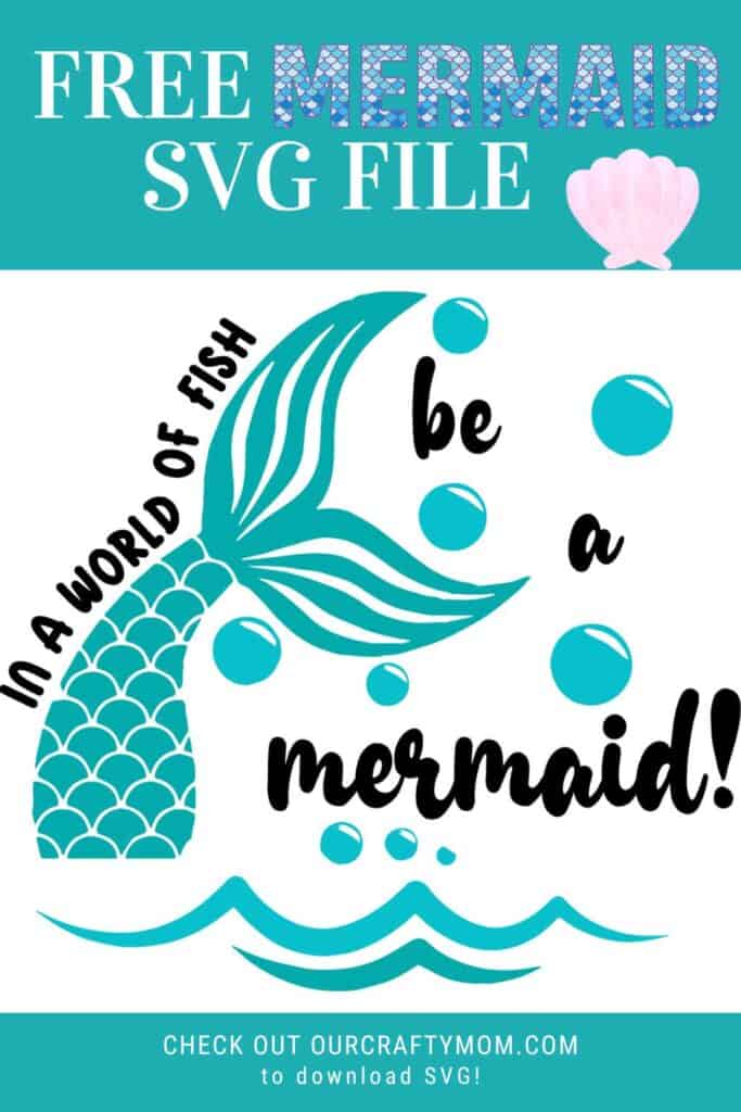 Download A Free Magical Mermaid SVG File That Kids Will Love!