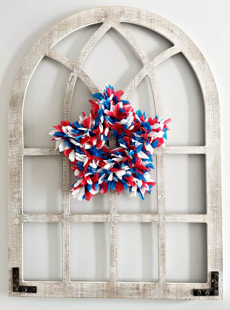 Show Your Patriotism With A Fun Red White And Blue Wreath   Red White And Blue Wreath 19 1 768x1034 