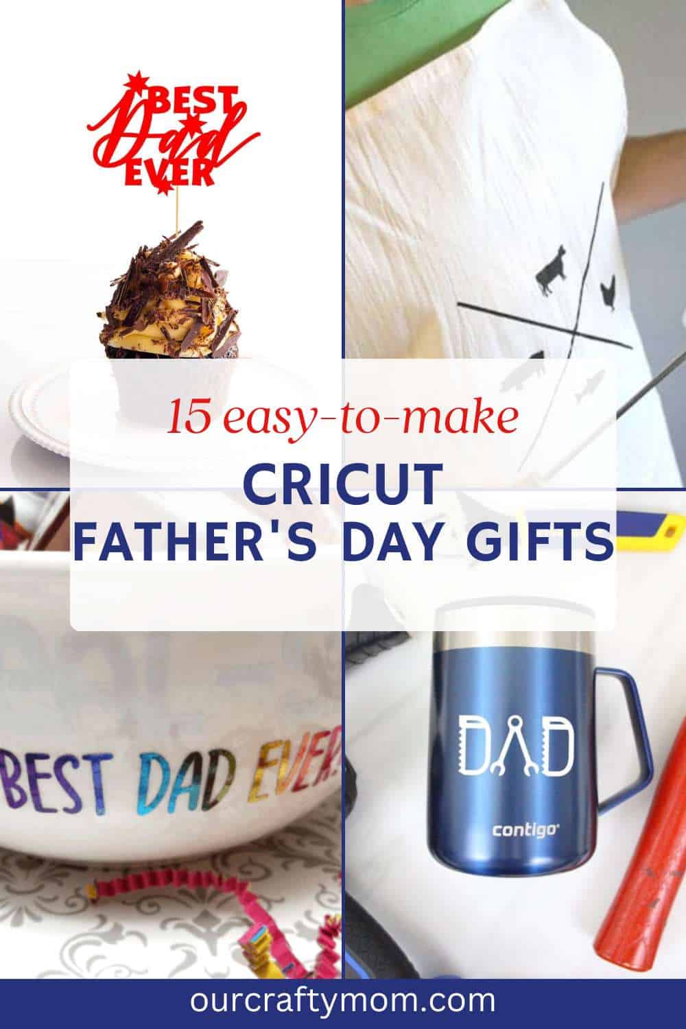 fathers day collage with text