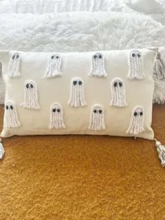 Halloween ghost pillow
