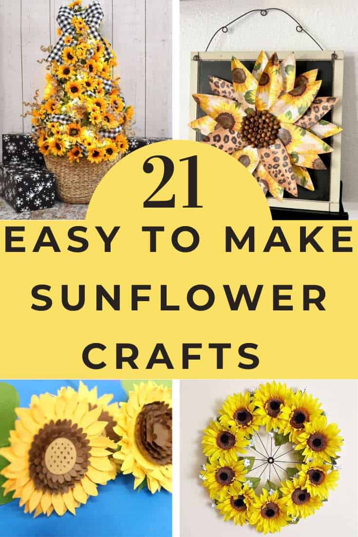 Get inspired by these incredible sunflower craft ideas to bring a touch of sunshine to your DIY projects. From wreaths to gifts and more! #ourcraftymom #sunflowercraftideas #sunflowercrafts #sunflowerwreaths #fallcrafts