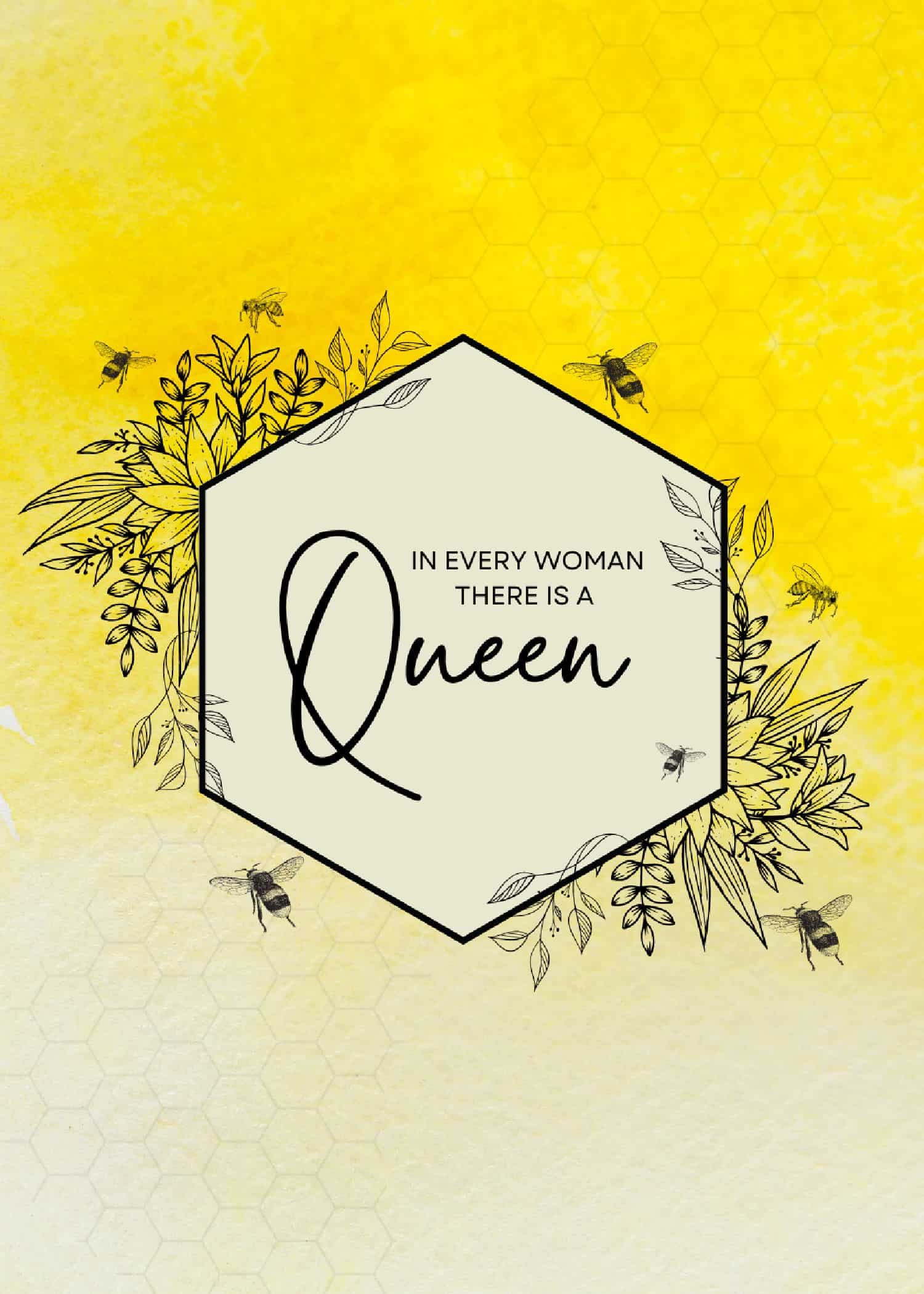queen bee printable
