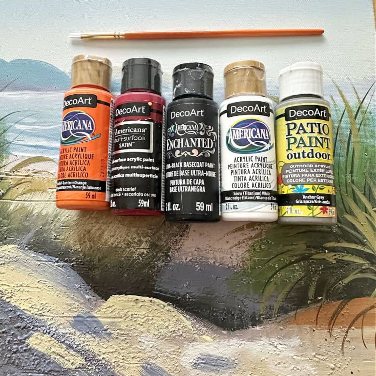 paint supplies for painted ghost
