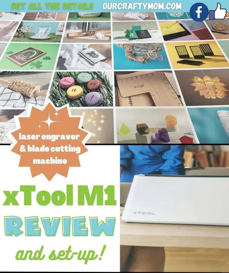 xtool m1 laser cutter review with box
