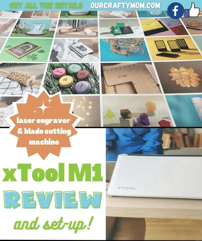 xtool m1 laser cutter review with box