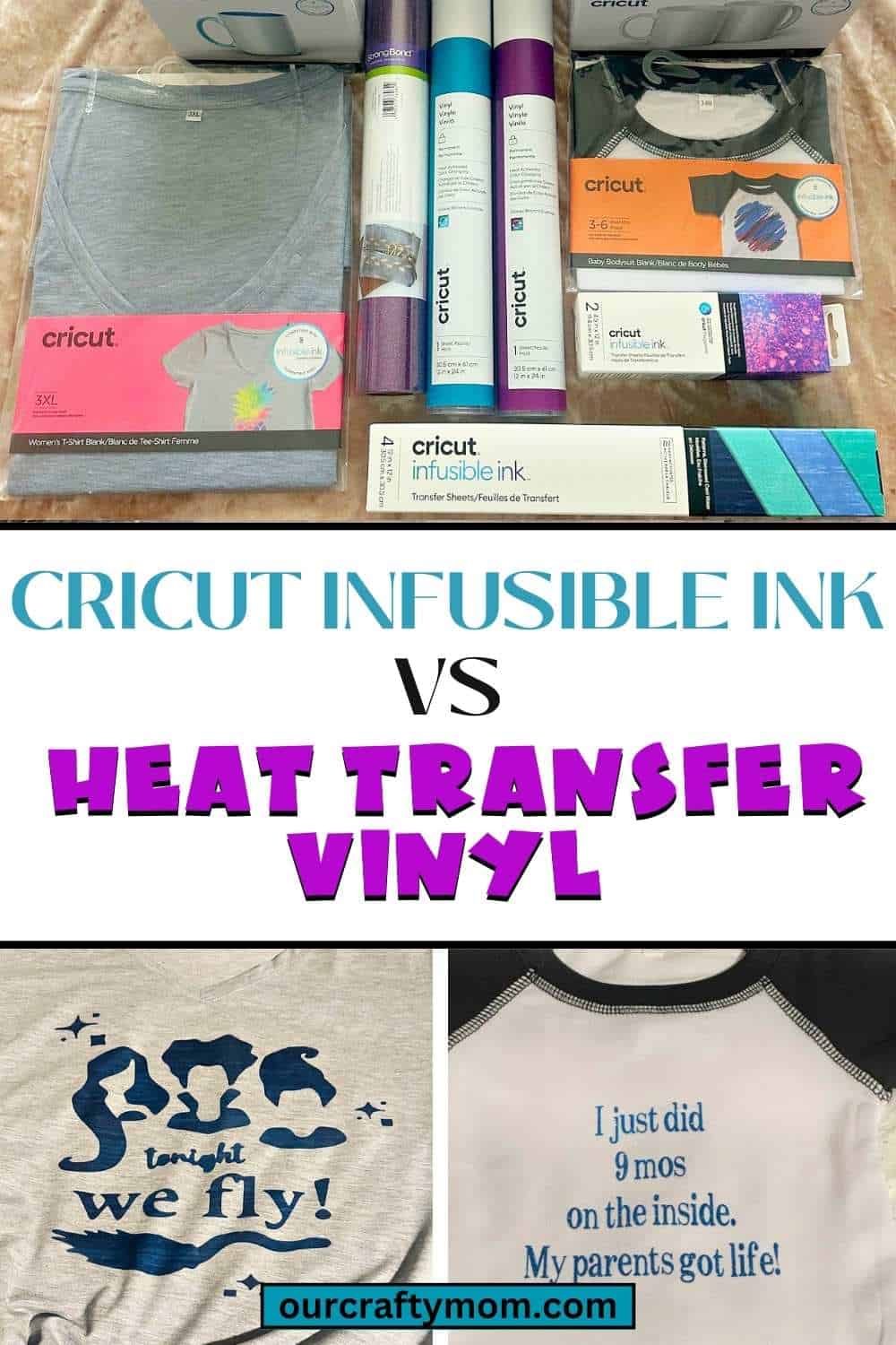 What Should I Use ~ Infusible Ink or HTV? - Fun Stuff Crafts