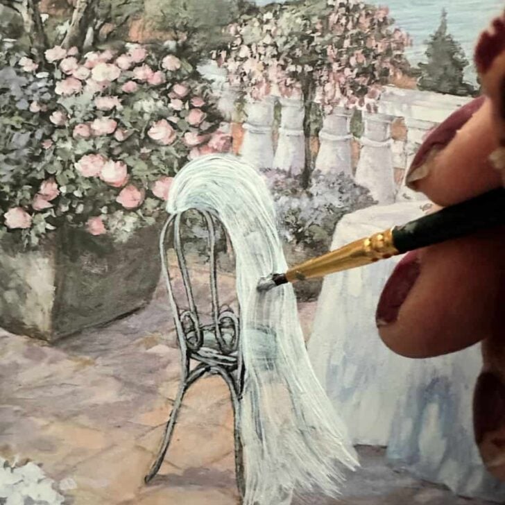 painting a ghost