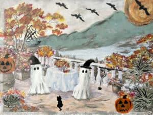 Make Chic Halloween Art With The Hottest Thrift Store Ghost Trend