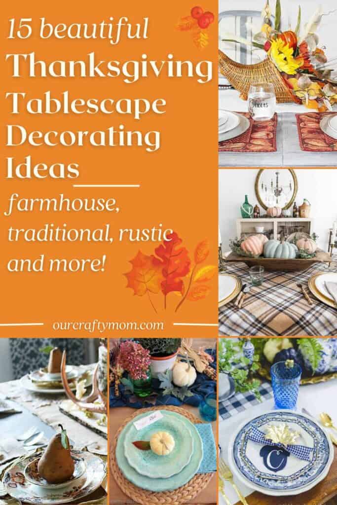 15 Simple Ideas For A Beautiful Thanksgiving Tablescape