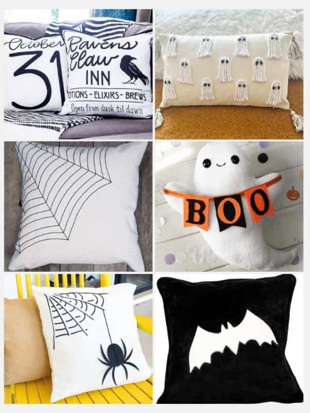 DIY Cushions and Throw Pillows for Halloween