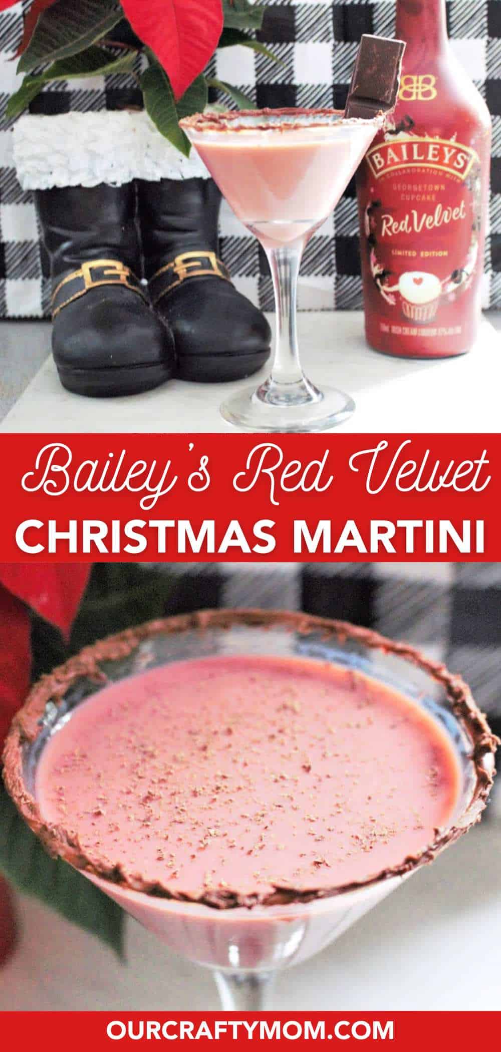 red velvet Christmas martini ingredients 