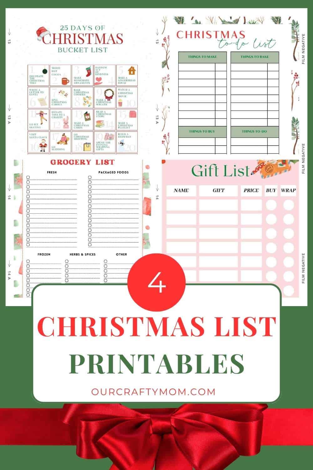 pin collage christmas list ideas