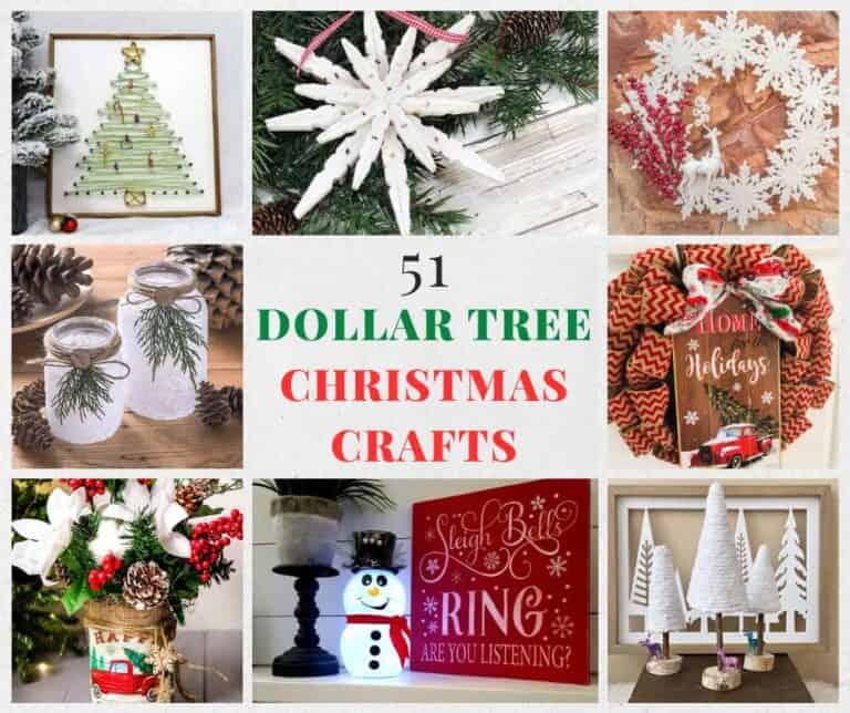 51 Quick and Easy DIY Dollar Tree Christmas Crafts 2023