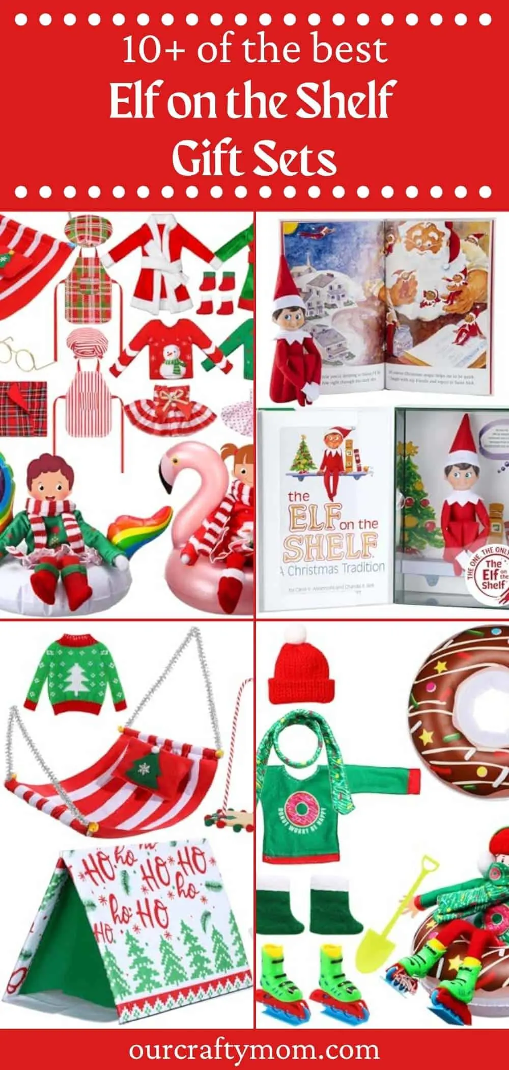 10+ best Elf on the Shelf kits on Amazon pin collage