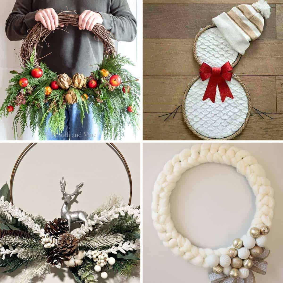 DIY Winter White Twig Wreath