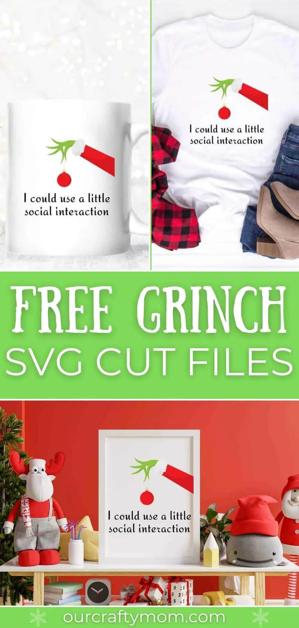 free grinch svg files collage