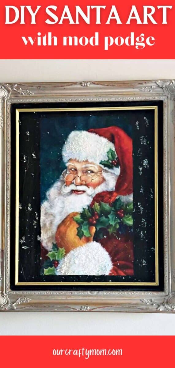 How to Make Stunning Large Christmas Wall Art on a Budget