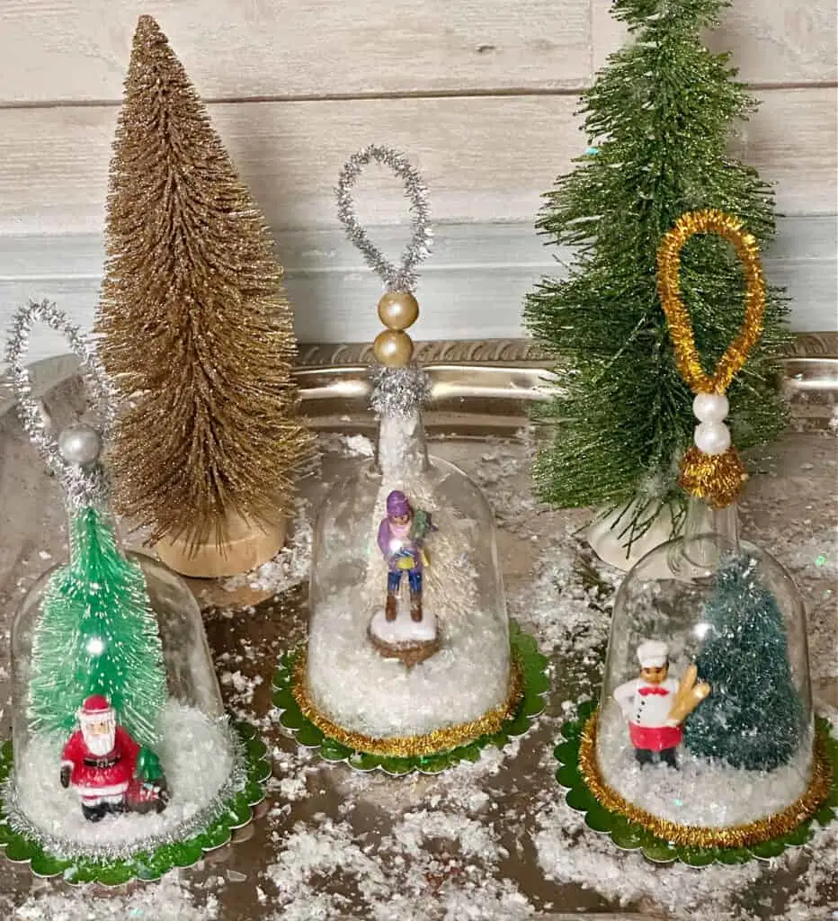 snow globe ornaments