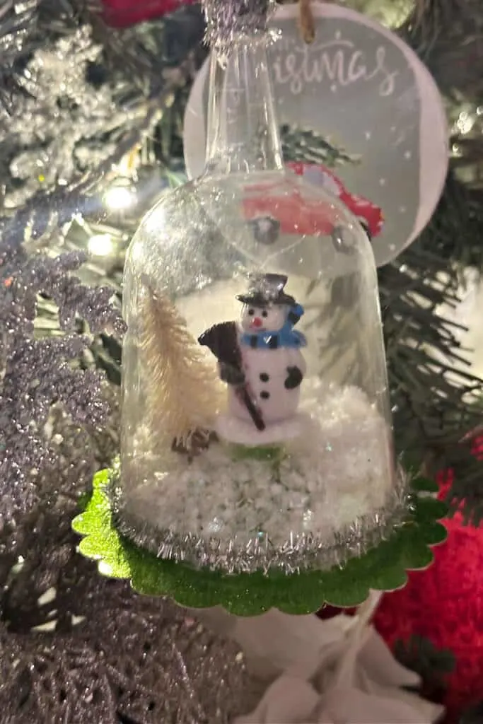 snowman on tree
