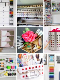 diy craft storage collage