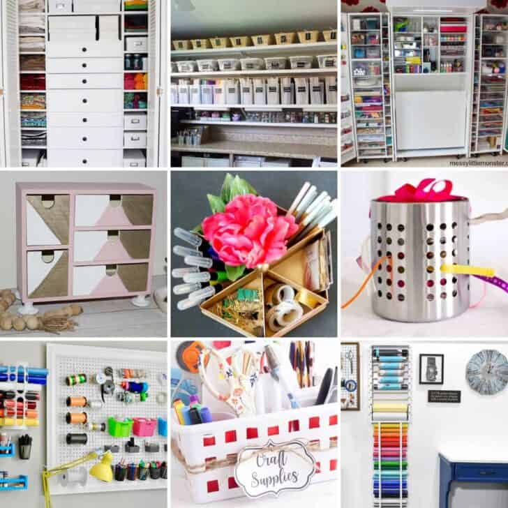 35 Clever DIY Craft Storage Hacks and Organization