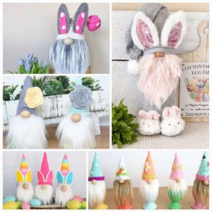 19 Easy DIY Spring Gnomes With Tutorials That Are No Sew   Spring Gnomes 3 300x300 