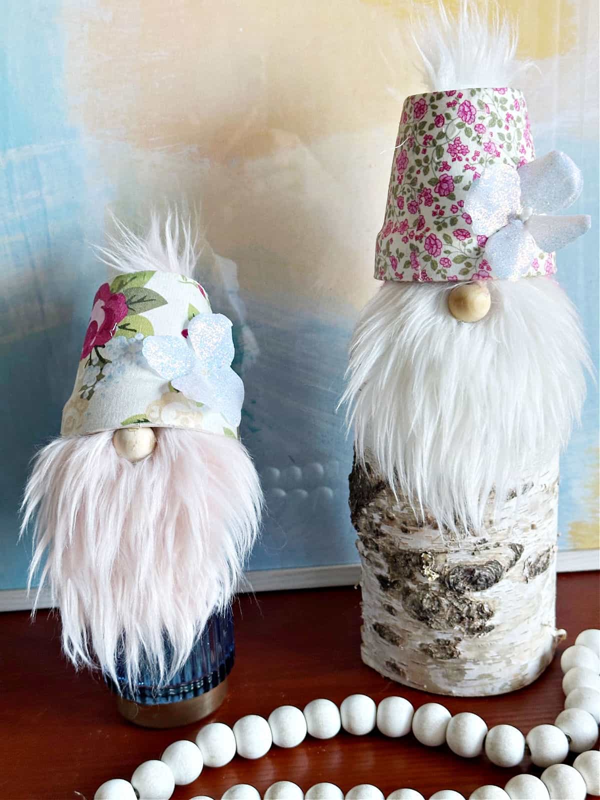 pair of flower pot gnomes.