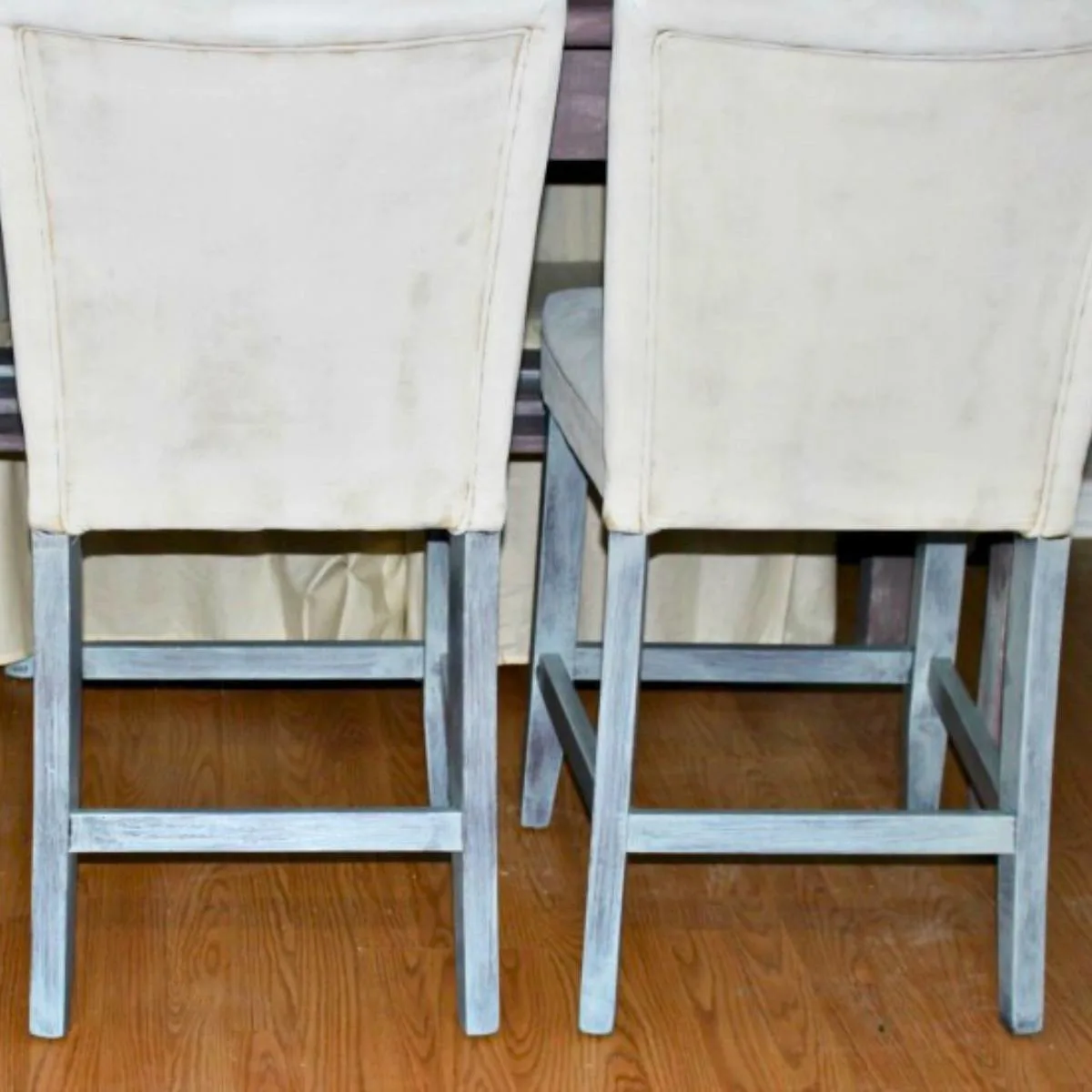 painted fabric chairs set of 2