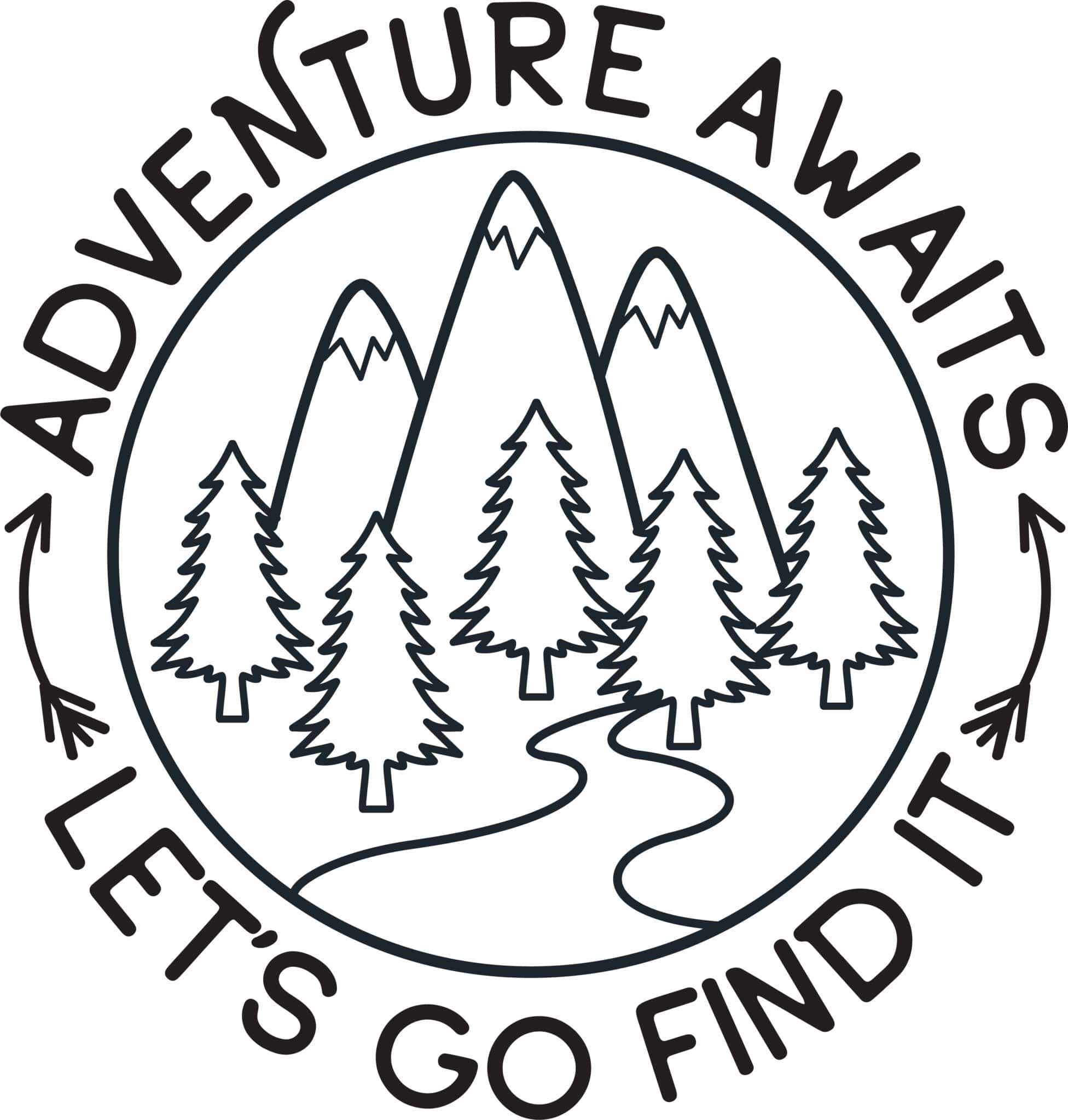 Free Camping Signs Printable Set of 4
