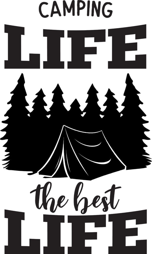 camping life is the best life printable