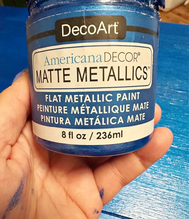 matte metallics deep blue