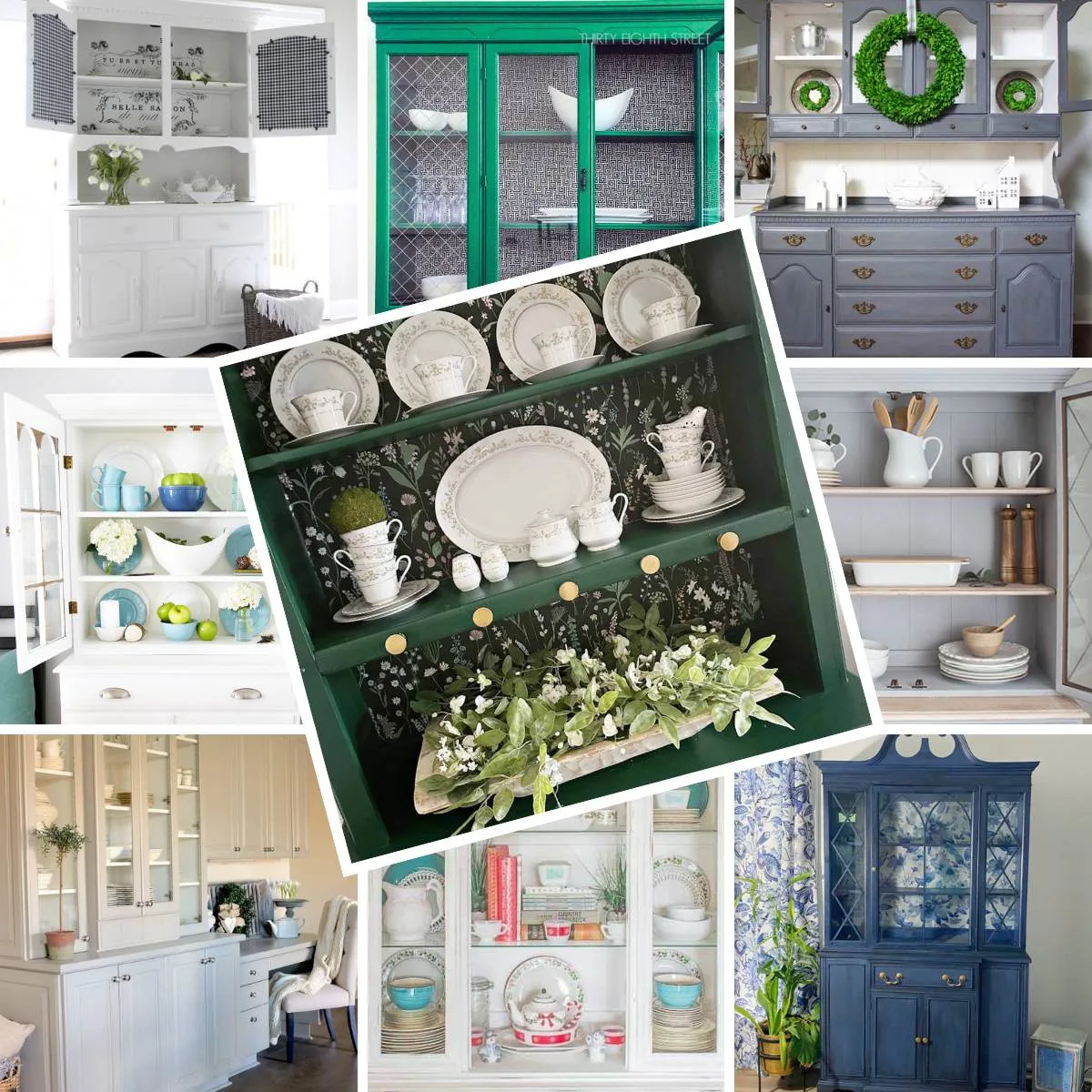 china cabinets made over with paint