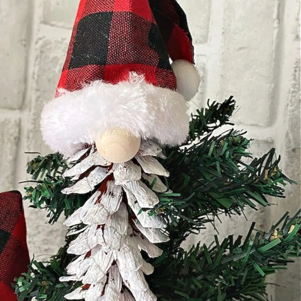pinecone gnome ornament
