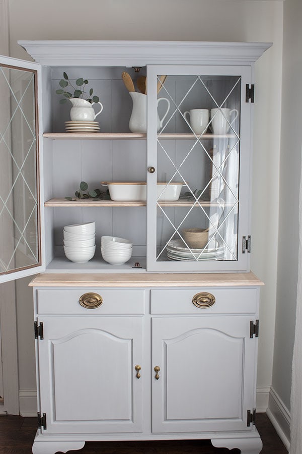 ethan allen hutch makeover