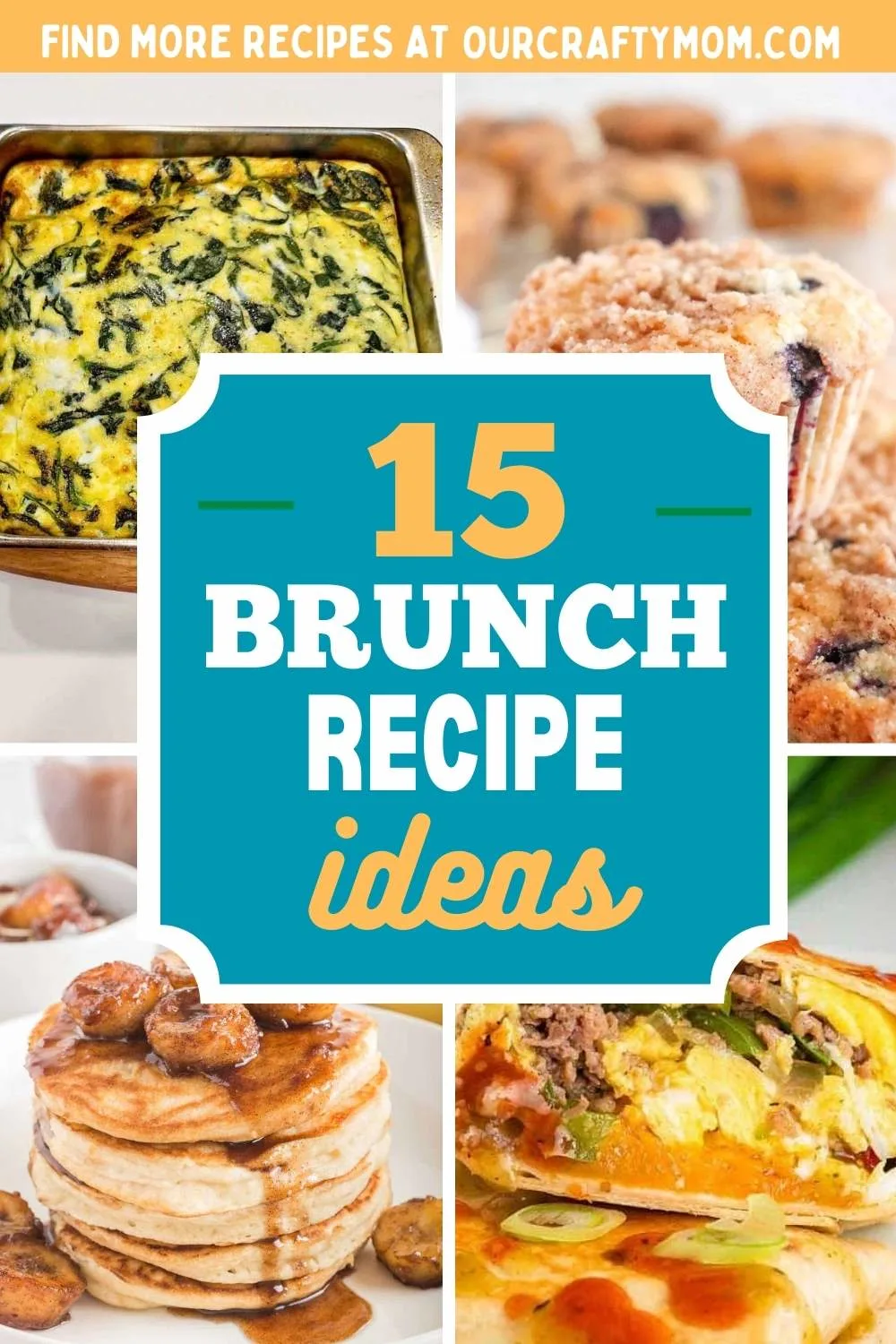 brunch recipes collage with text