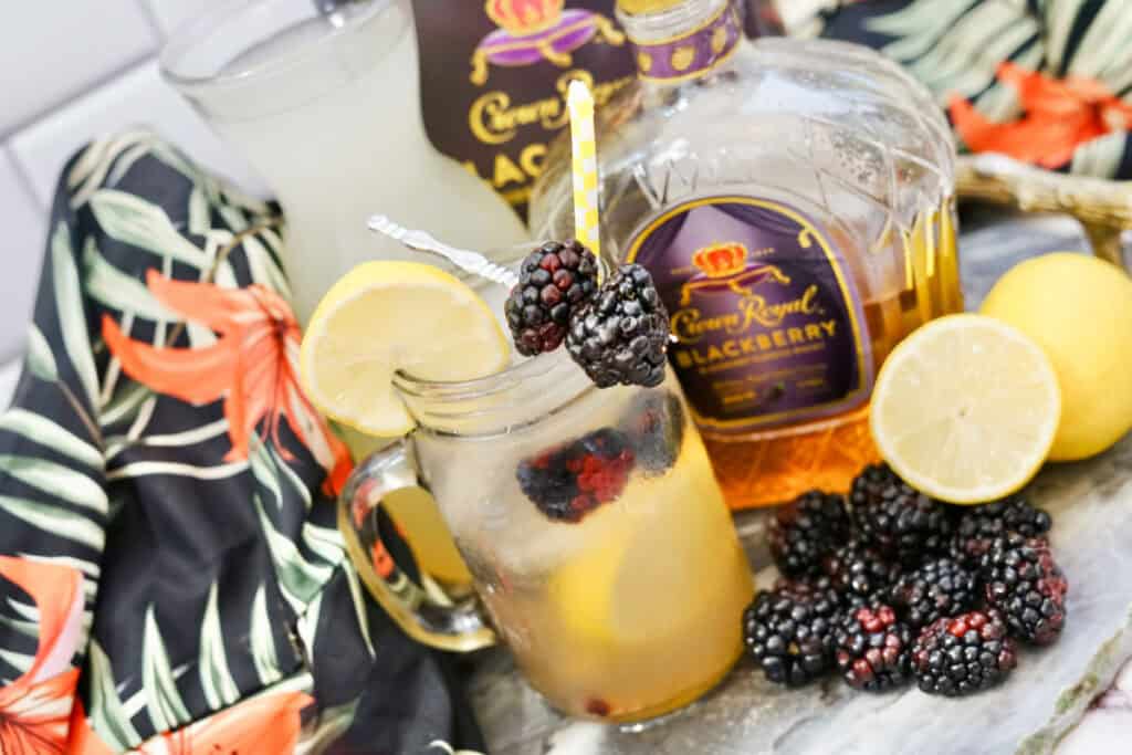 Crown Royal Blackberry Lemonade Cocktail Recipe - Our Crafty Mom