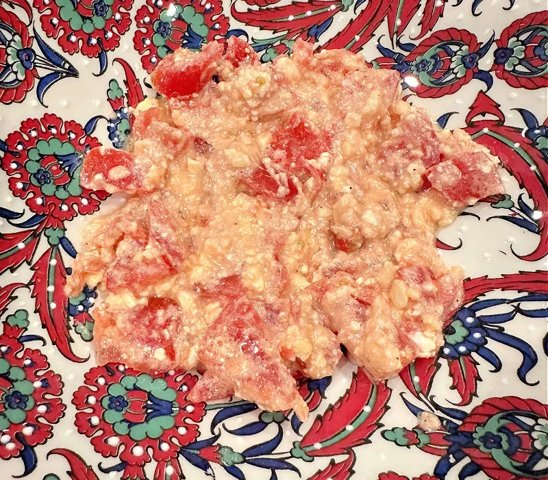 feta with tomatoes