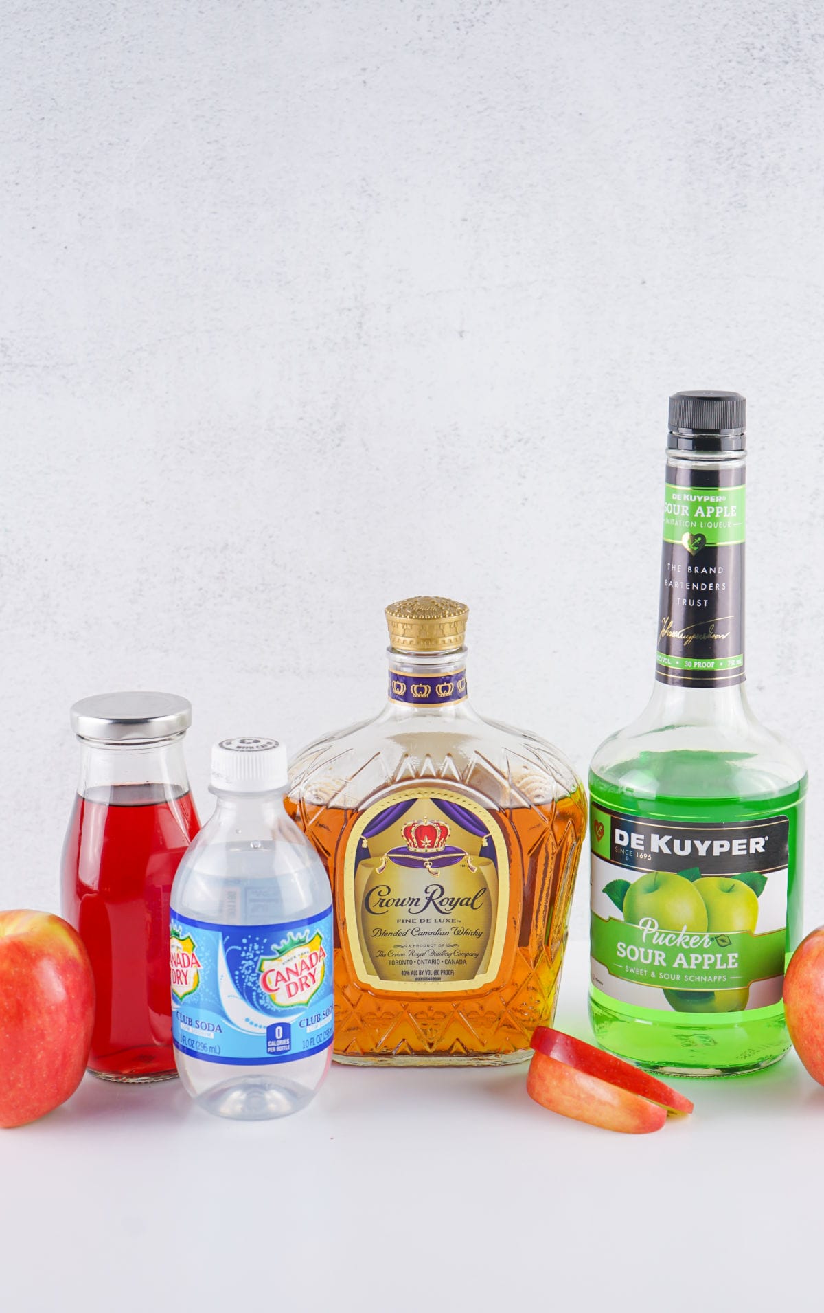 ingredients for washington apple shots