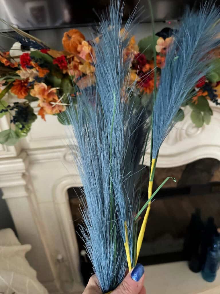 blue pampas grass