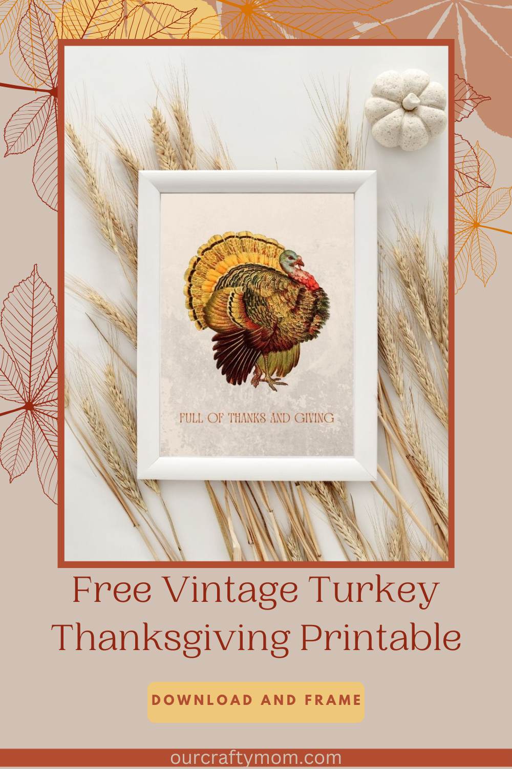 thanksgiving turkey printable 