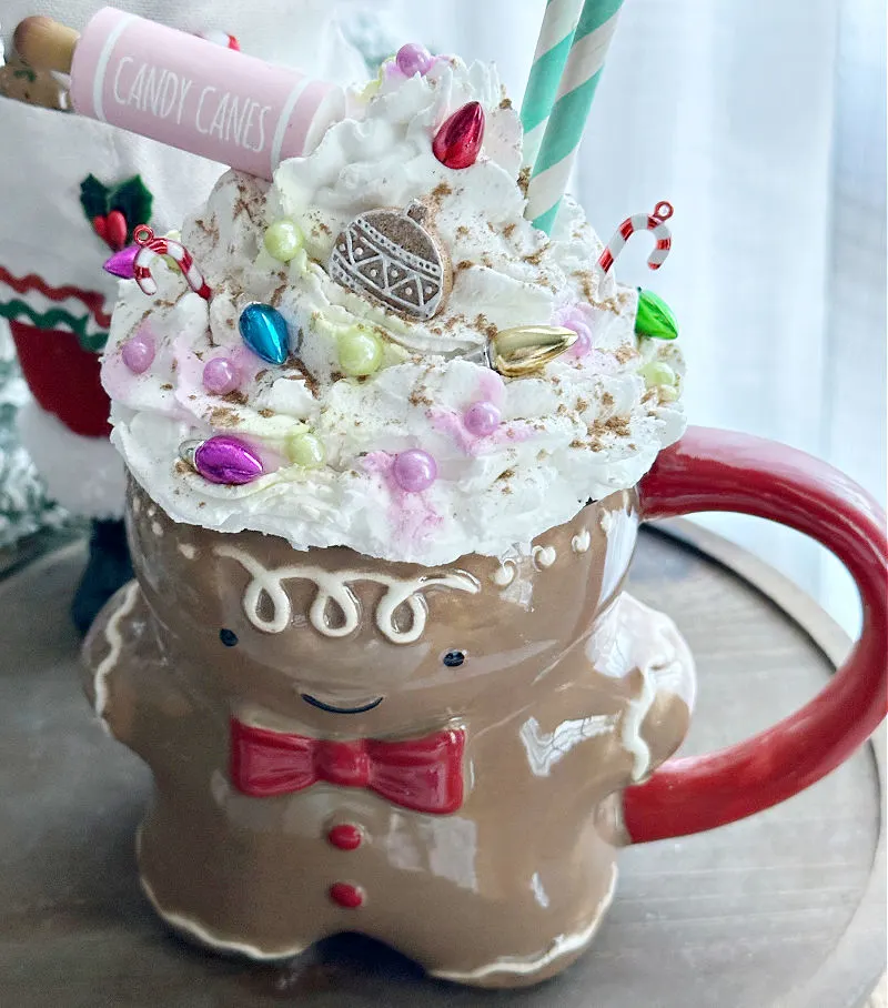 gingerbread man mug