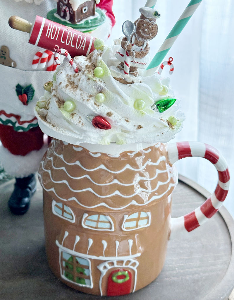 gingerbread house mug