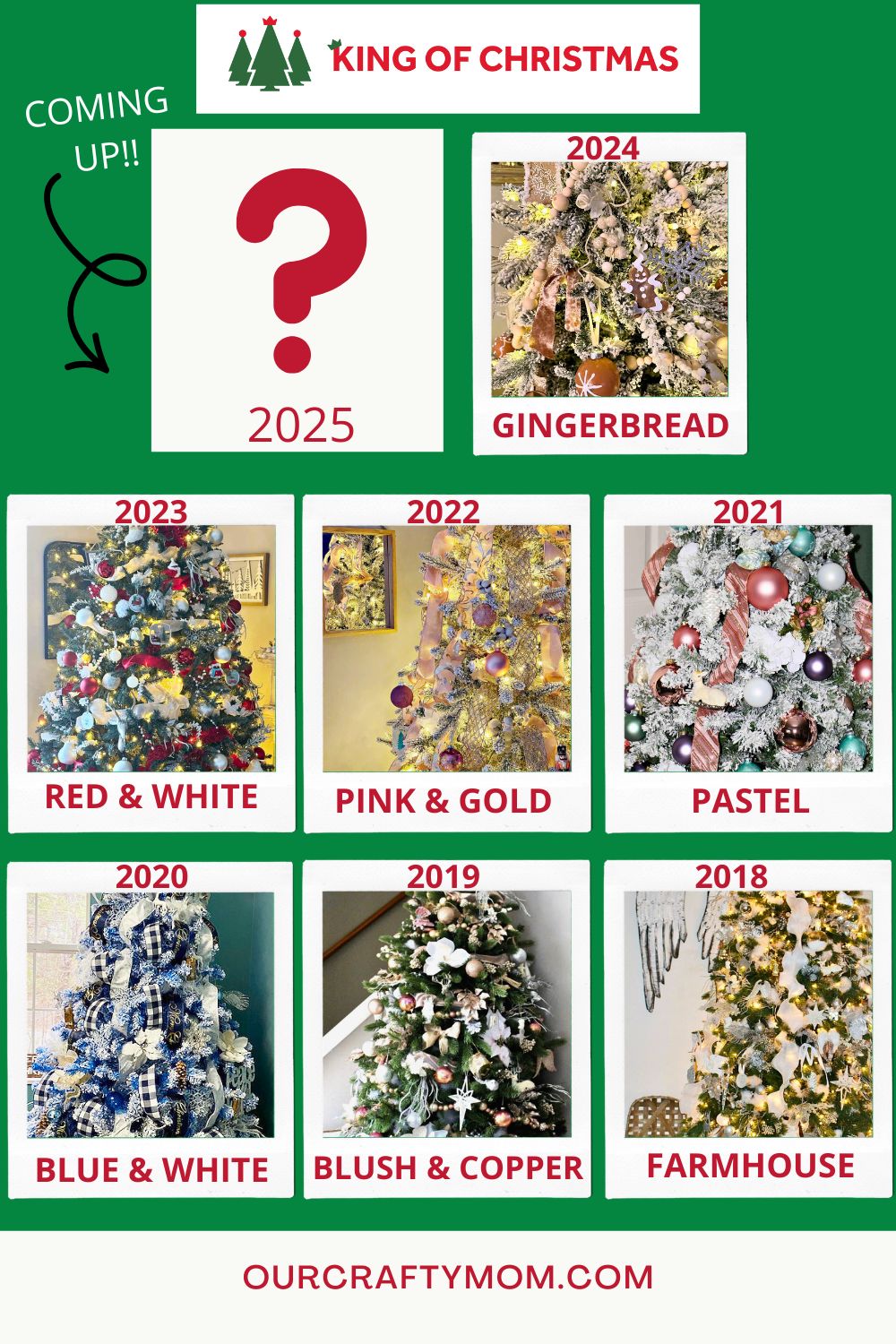 king of christmas decorated christmas trees