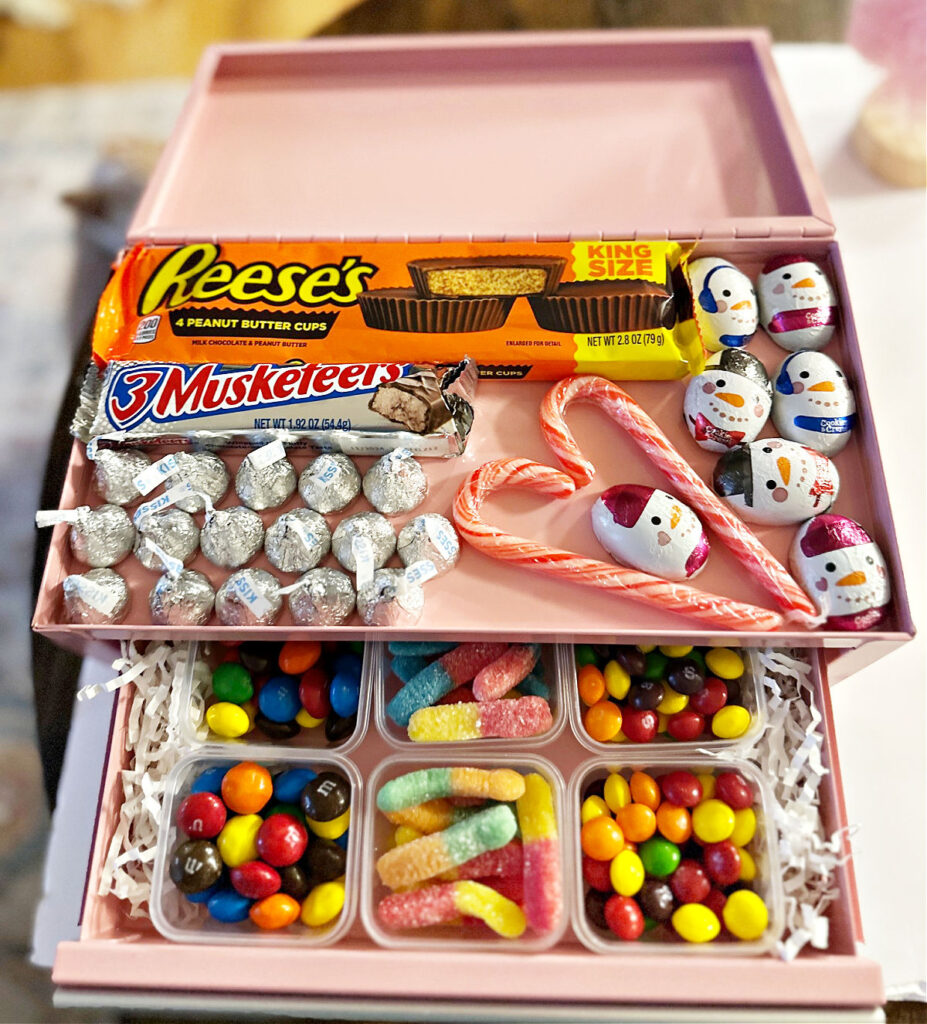 candy filled snack box